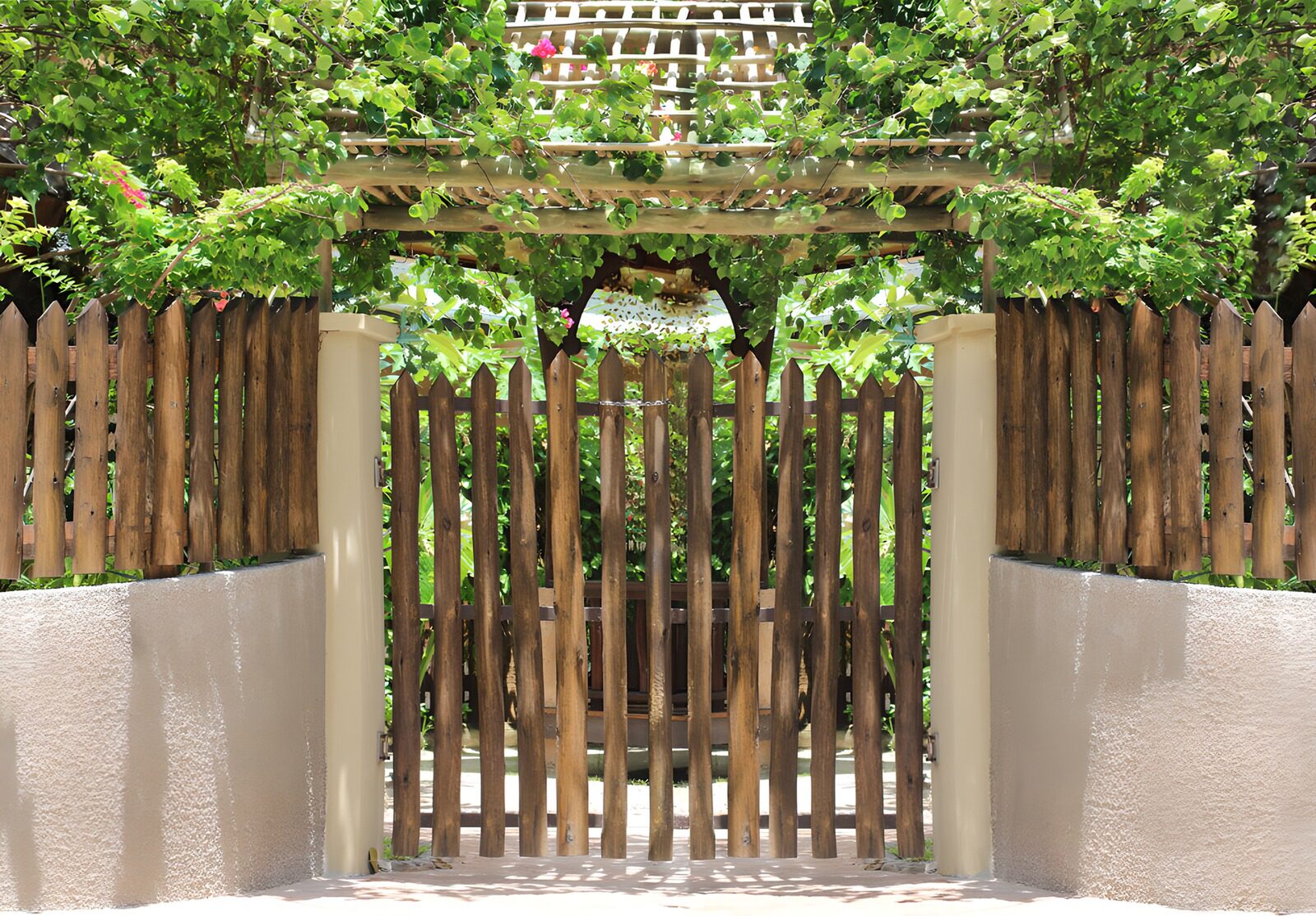 Charming Garden Entrance