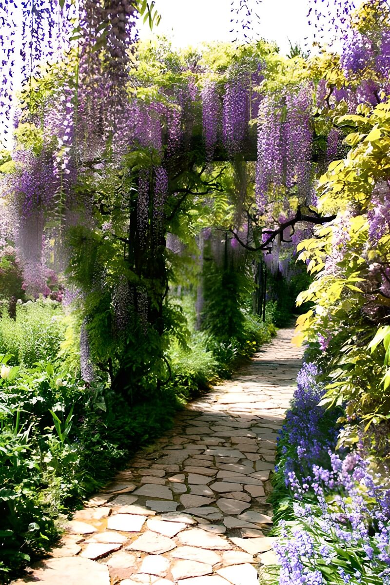 Wisteria Wonderland Pathway