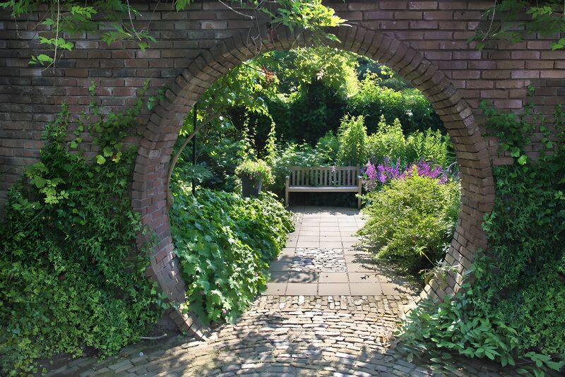 Serenity in the Garden Archway