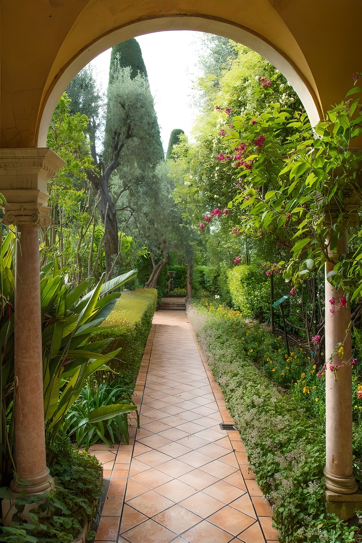 Serene Garden Pathway