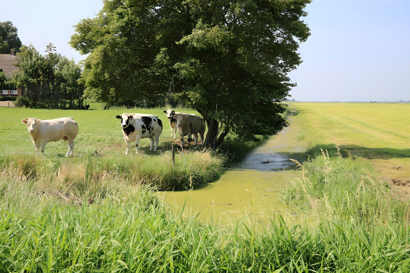 Refreshing Summer Day in the Pasture