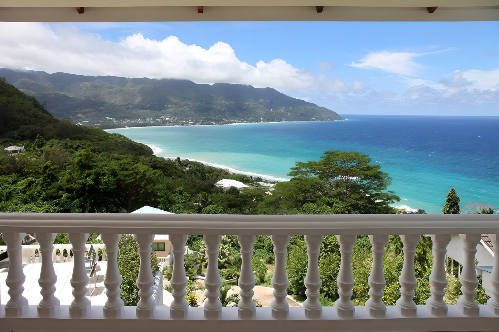 Breathtaking Coastal View from a Balcony