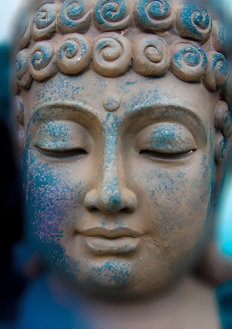 Serene Buddha Face