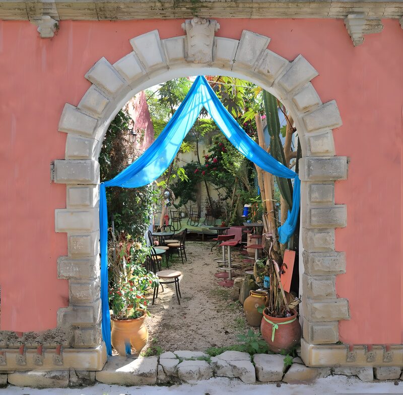 Tranquil Garden Entrance