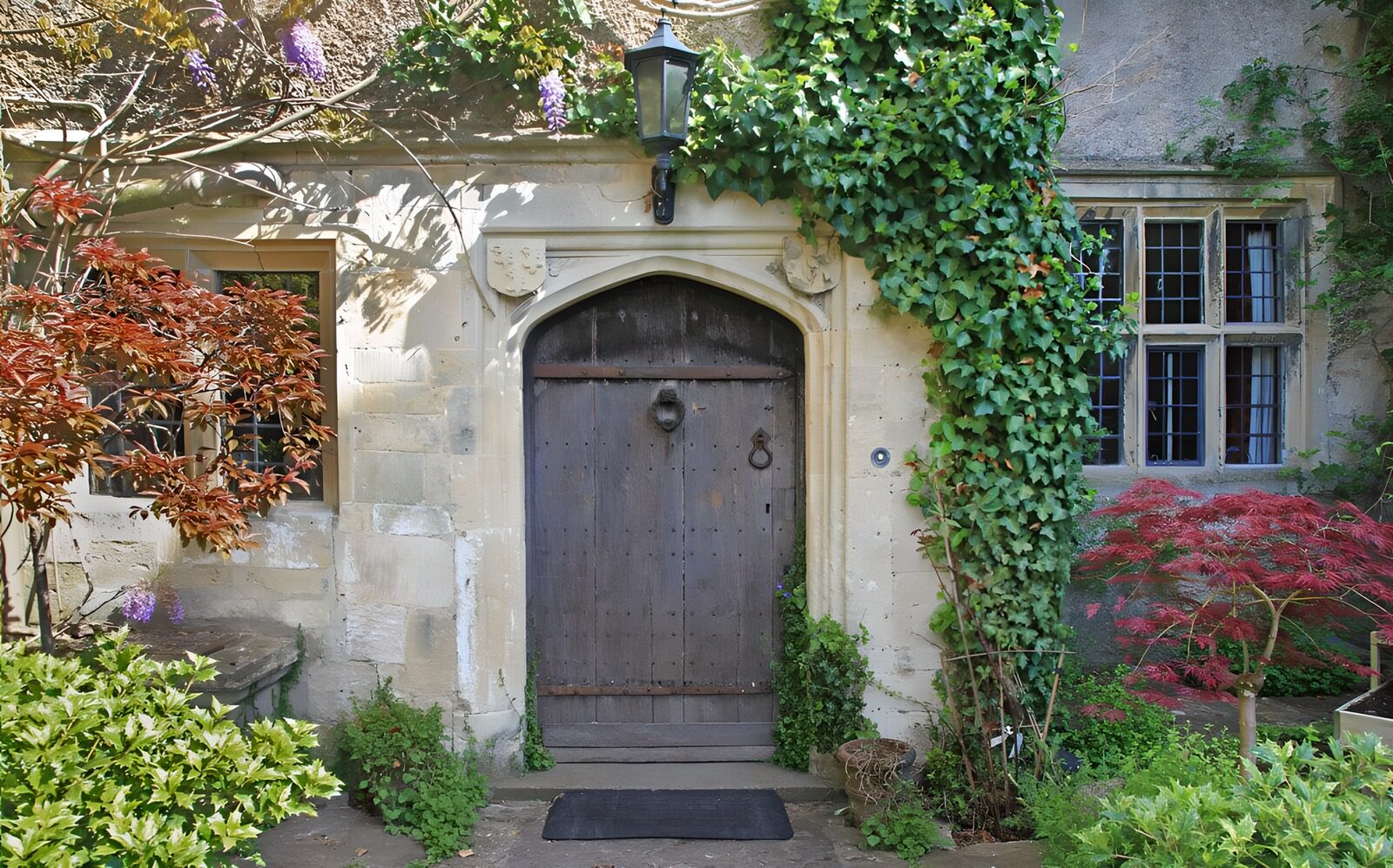 Charming Ivy-Covered Doorway