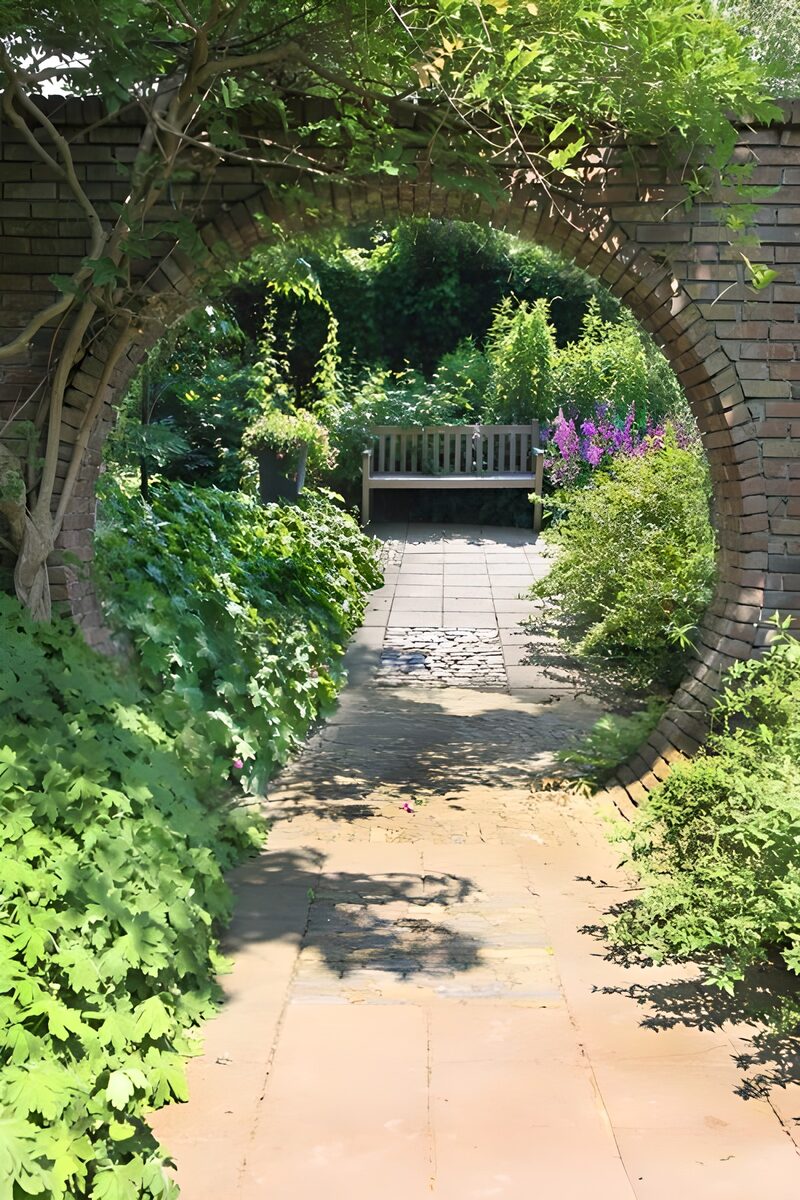 Serene Garden Pathway