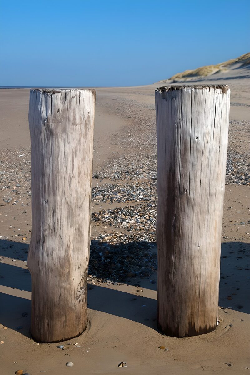 Seaside Pillars Standing Strong