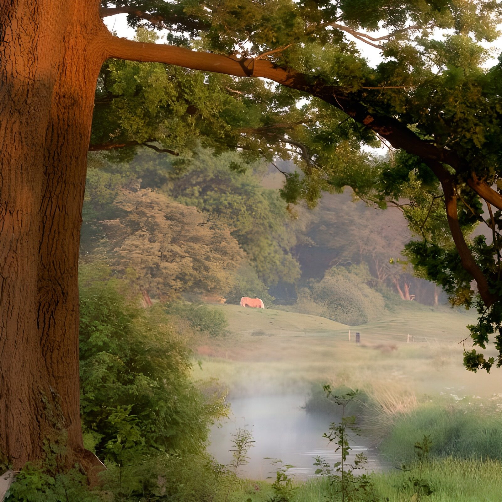 Tranquil Morning in Nature