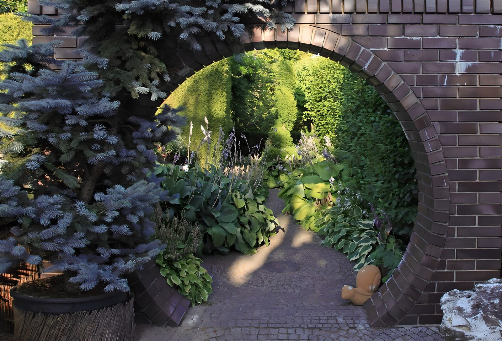 Tranquil Garden Archway