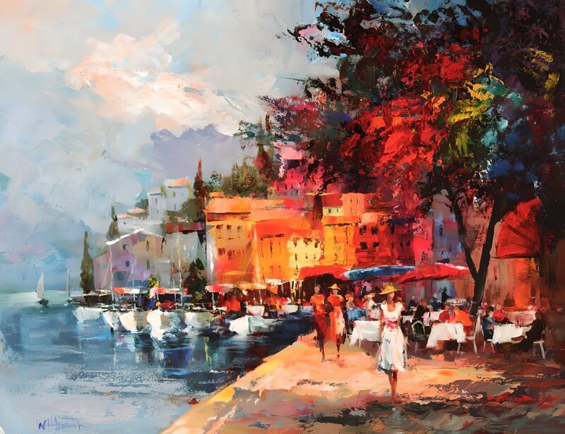 Vibrant Waterfront Dining