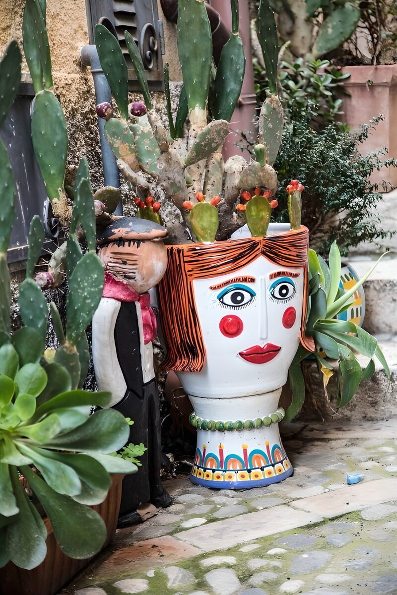 Whimsical Planter with Character